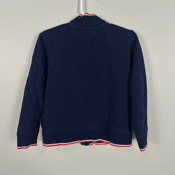 Janie and Jack Boys Merchant Marine Full Zip Jacket Size 4 Blue USA - Picture 3 of 3